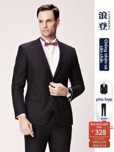 LANGDENG | Slim Fit Business Formal Suit Set