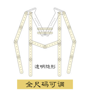 Acrylic Transparent Hanger White Background Picture Shooting Props Hanging Shot Hanger Clothing Shooting and Photo-Taking Special Invisible Hanger