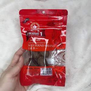 ตรามือที่1 ของแท้แน่น ลูกจันทร์มีเปลือก50กรัม