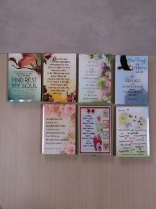 Colored Glass Plaque 15 cm Height Christian Wall D cor Gifts