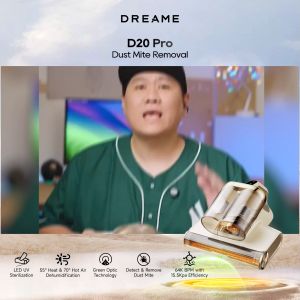 Dreame D20 Pro Mite Remover Green LED Light