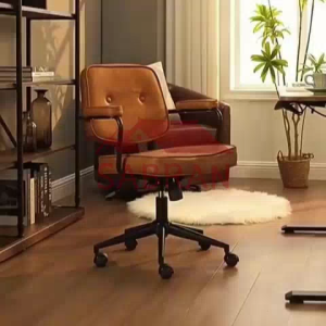 SABRAN Computer Chair Ergonomic Chair Study Chair Gaming Chair Oil Wax Leather Chair