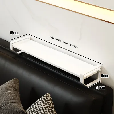 XIAOGE | Slim Wall-Mounted Shelf for Sofa Headboard
