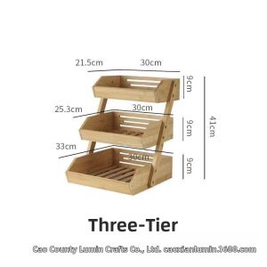Multifunctional Bamboo Storage Basket