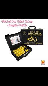Bộ Giác hơi không dùng lửa Duy Thành Đen YGH02 ( 15 ống)