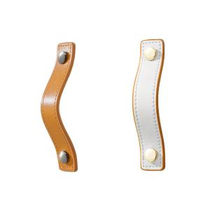 INNDUN | Anti-collision Double-Sided Leather Modern Minimalistic Handle