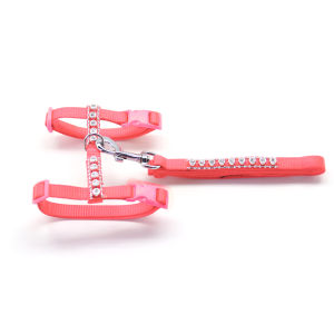 Adjustable Diamond Shaped Cat Leash Anti-Escape Chest Strap Outdoors Special Slip Lead Cat Chain Fixed Rope DODOPET