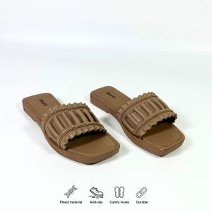 Sandal Wanita Karet Jelly Empuk Sendal Rumah Kekinian