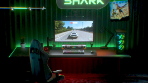 [ราคาพิเศษ 1690 บ.] BLACK SHARK BS-SP1 ลําโพงซาวด์บาร์ ต่อบลูทูธ ดอกลำโพง 5W 2ตัว มาพร้อมไฟ RGB ปรับได้ 5 โหมด -1Y