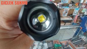 Pengiriman Cepat TaffLED Senter LED Long Range Zoom USB Rechargeable P50 TG S191