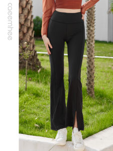 CAEEMHEE | High Waist Lifting Fashion Professional Yoga Pants Bell Bottoms