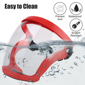 Cover Oil-splash Proof Mask Full Face Shield Kitchen Tool With Filters Motorcycle Bicycle Cycling Dusting Mask Protection Face