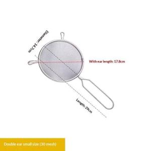 Ergonomic Fruit Vegetable Strainer Non Slip Handle Reusable for Christmas Cooking Draining Rinsing Food Gift Choice