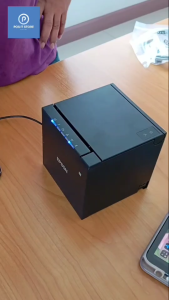 Epson รุ่น TM-M30III เชื่อมต่อ USB+LAN+Bluetooth+WIFI เครื่องพิมพ์ใบเสร็จระบบความร้อน แถมฟรีกระดาษ 2 ม้วน