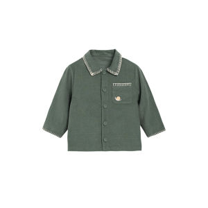 white wheat | Cotton Corduroy Childrens Shirt For Autumn