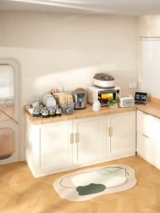 ตู้กับข้าว 3/4/5ชั้น ชั้นวางของในครัว แข็งแรง สำหรับการเก็บ 1 ชุด