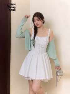 ZHANGDAREN | Đầm Elegance Dáng Ôm Size Lớn