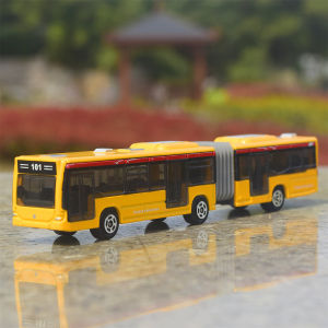 Alloy Metal Bus Model Car Decoration Toy Gift for Men BRT Rapid Bus Double Section Static Model Collectible Toys from China