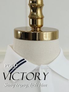 Áo polo nam cao cấp Thêu đẹp - Tặng Kèm Hộp Quà Xịn - vải cá sấu cotton CVC thoáng mát sang trọng -  Polo Victory S