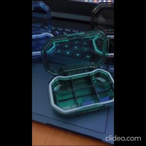 MORETHAN1 6 Grids Organizer Container Tablets Travel Pill Box with Seal Ring Sealed Organizer Portable Pill Case Box