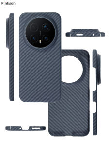 pinkson | Ốp Lưng Điện Thoại Họa Tiết Sợi Carbon cho Honor Magic8 Pro Mỏng Toàn Bộ Bọc Nhám Vỏ Cứng