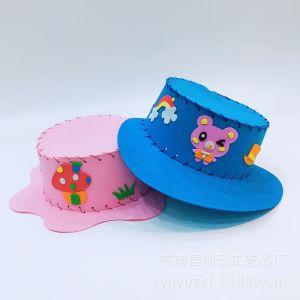 Mainan anak perempuan | Topi anak perempuan | Mainan edukasi anak | DIY TOPI EVA Anak Mainan Edukasi Handmade Mainan Prakarya Murah Bagus | 184-DIY Topi Eva
