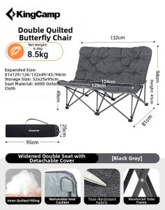 Kingcamp | Outdoor Portable Double Folding Chair
