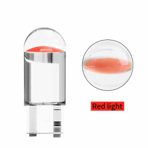 Car LED T10 W5W Canbus Glass COB 6000k Reading Dome Lamp Marker Wedge License PlateLight Bulb 168 194 192 DC 12V White Blue Red