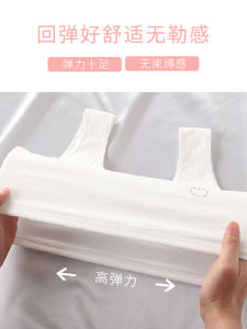 Pure Cotton Bras for Girls Hong Child Paper Knitted Fabric Cartoon Animation Pattern Adolescent Clothing for 10-12 Years Old Girls
