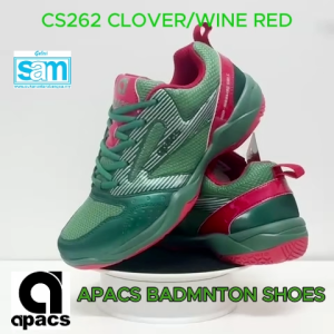 APACS CS 262 Badminton Shoes Senior. Kasut Badminton Dewasa. FREE Drawstring Shoe Bag!