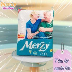 Tấm Đệm Lót Merzy Người Già Mềm Mại Mỏng Nhẹ Siêu Thoáng Khí - Size M/L10 Miếng