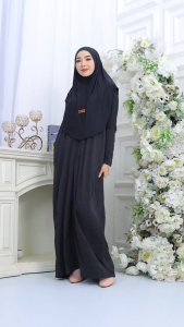 GAMIS BANDUNG123 GAMIS ABAYA MECCA BETWING JERSY PREMIUM SET KERUDUNG ABAYA UMROH