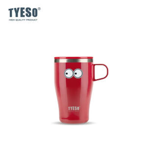 TYESO | Tyeso Thermal with Eye with Handle Stainless Steel Insulated Portable Coffee Mug Travel for Hot Cold Drinks Office Home Outdoor