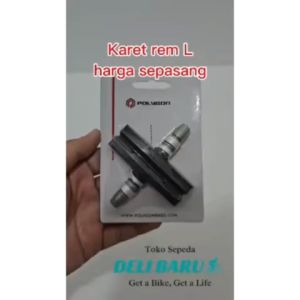 2pcs Karet Rem Model L Polygon V Brake Kunci L Sepeda BMX Lipat Harga SEPASANG