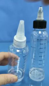 1Pcs 30ml-250ml Plastic PET Juice Liquid Capacity Dropper Bottles Twist Top Cap Tattoo Pigment Ink Containers