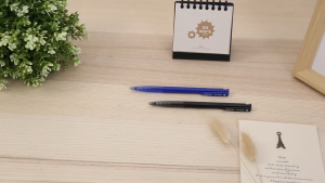 ปากกาลูกลื่น เครื่องเขียนแห้งไว เขียนลื่น แบบกด เครื่องเขียน อุปกรณ์การเรียน ขนาดหัว 0.7mm BS05