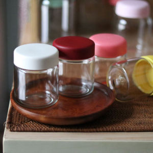 Ml ขวดแบ่งถ้วยโยเกิร์ตขวดแก้วพร้อมฝาปิดใช้ในบ้านทนต่ออุณหภูมิสูงพุดดิ้งแยมขวดรังนกสามารถปิดผนึกได้