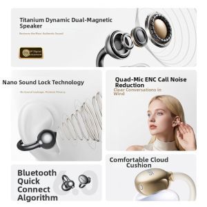 Philips | Bluetooth Bone Conduction Noise-Cancelling Wireless Sport Headphones