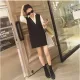 2024 Spring Autumn Collection Women's Tweed Style Socialite 2-Piece Set Korean Version Vest Mini Dress Suit Fashionable Trendy. 