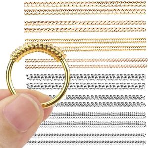 Transparent Invisible Ring Size Adjuster Anti-Slip Shrink Protector for Loose Rings Universal Jewelry Guard Sizer Easy Install