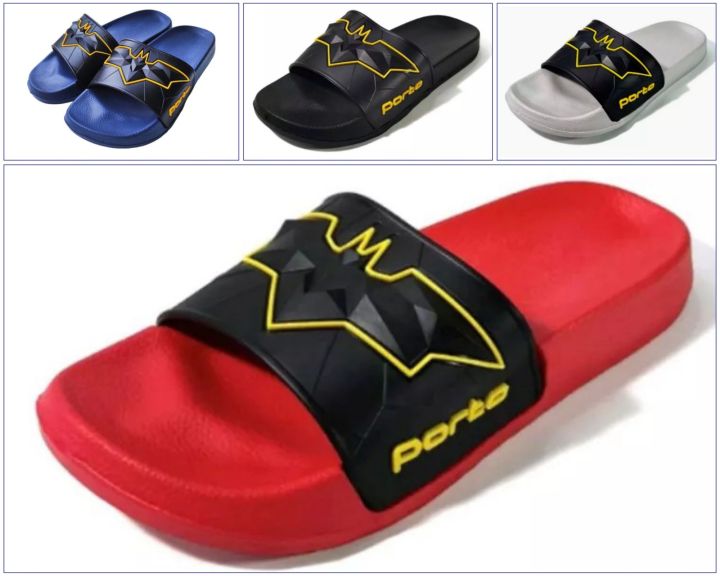 sandal selop anak laki-laki karakter batman size 24-35/sandal slop