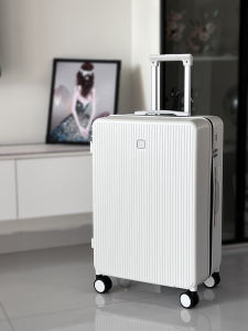 Luggage High Aesthetic 20 Inch Pull Rod Travel Suitcase Large Capacity Silent Universal Wheel Women Students Fashion Trend Bag