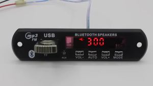 KEBIDU | 1-5PCS Bluetooth 5.3 MP3 WMA Decoder Board USB AUX TF FM Radio 9V 12V Wireless Lossless Music Player Module with Remote Control