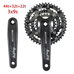 Bộ Trục Giữa Xe Đạp Leo Núi BUCKLOS MTB 104/64 BCD 3*9S 3*10S Tốc Độ Ba Tầng 2*10S Hợp Kim Nhôm Hình Vuông