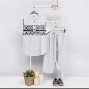 Setelan Baju Anak Laki-laki Muslim Kokoh Turki Anak Laki-Laki Usia 1-10 Tahun Terbaru