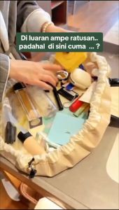 DEOBAGS TRAVEL BUGGY BAG TAS SERUT ELASTIS / TAS KOSMETIK BESAR DCW 0089