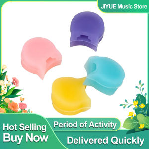 IRIN | 4 Pcs/Set Black Pipe Colored Round Thumb Pad Silicone Soft Mouthpiece Caps For Clarinet Woodwind Musical Protection Accessory