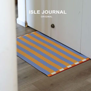 พื้นกันลื่นในครัวแบบยาว พื้นยาง PU กันน้ำ กันน้ำมัน ทำความสะอาดง่าย สไตล์ยุโรป ไม่ต้องซัก พื้นกันลื่นแบบยาว ลายเรขาคณิต