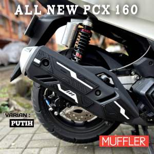 Cover Knalpot Pcx 160 Aksesoris Pelindung Motor Honda Matic Muffler Bahan Karet