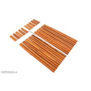 Bộ 10 Đôi Đũa Gỗ Lê Vân - Hàng Việt Nam Chất Lượng Cao - Nhẵn Đẹp Tự Nhiên An Toàn Cho Sức Khoẻ
